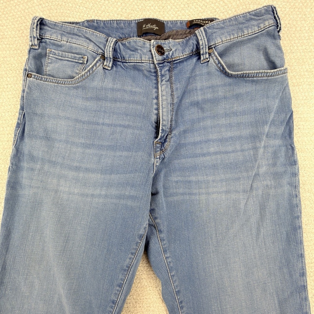 34 Heritage Jeans Mens 38x32 Charisma Comfort Rise Classic Stretch Denim Pants